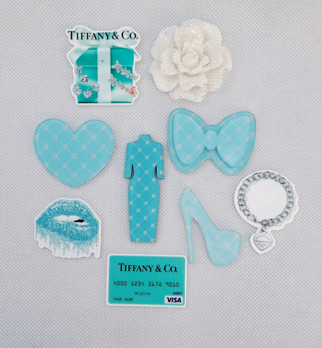 Laser Cut Acrylic Charms for Bling Phone Cases, Bling Mirrors, Bling Compacts, etc.