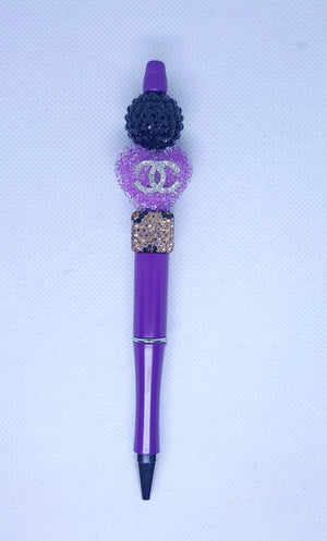 Posh Beaded Pen with ink refill
