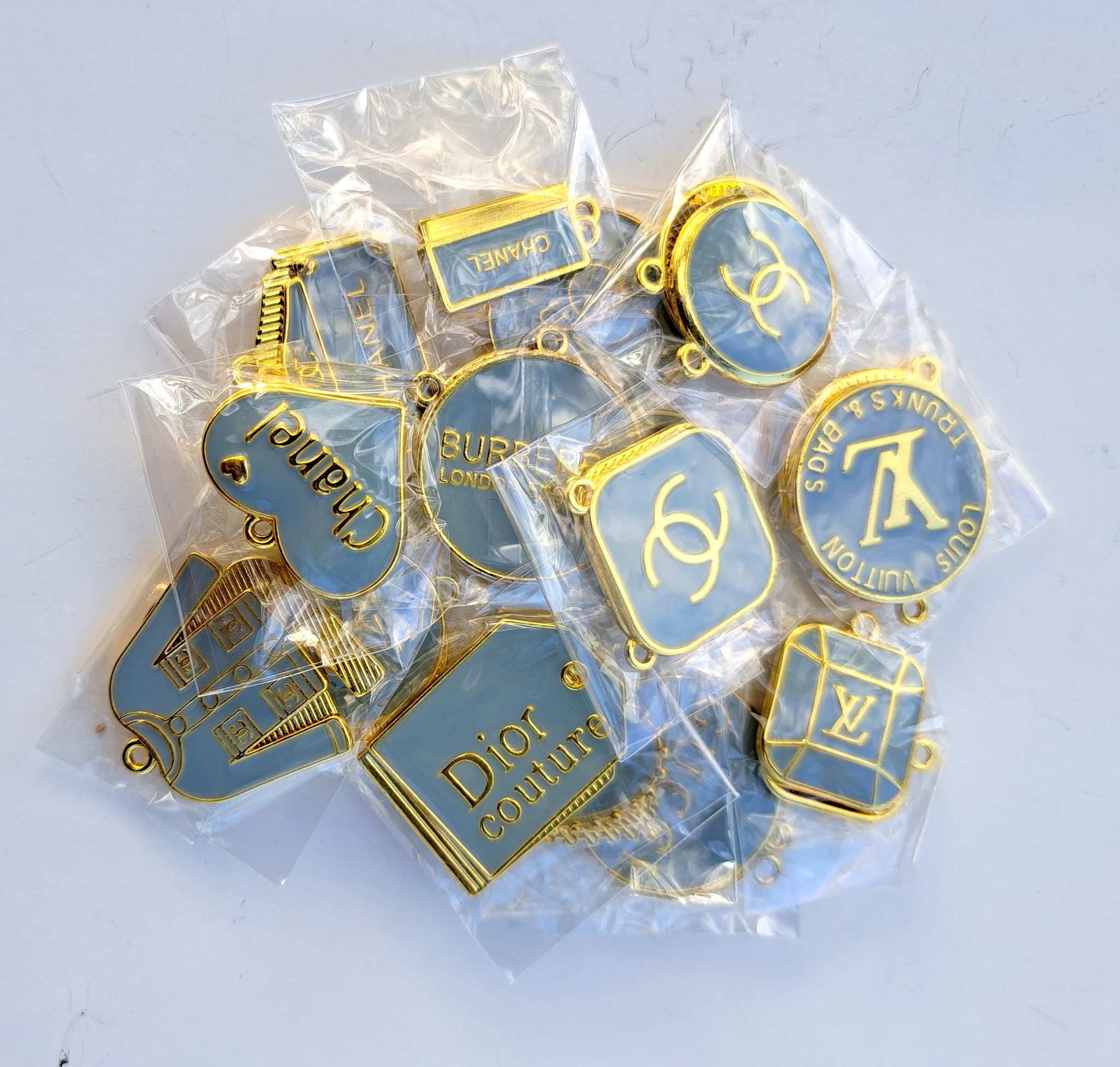 10pc Color Charm Sets