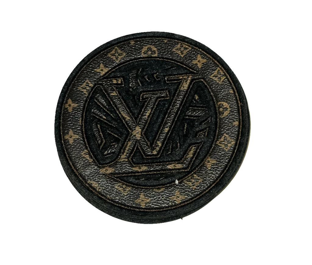 Brown Monogram Circle