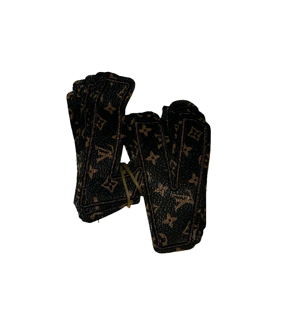 Brown Monogram Letters
