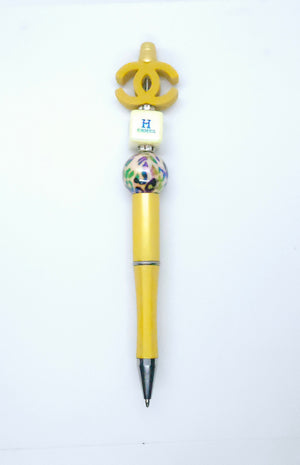 Posh Beaded Pen with ink refill