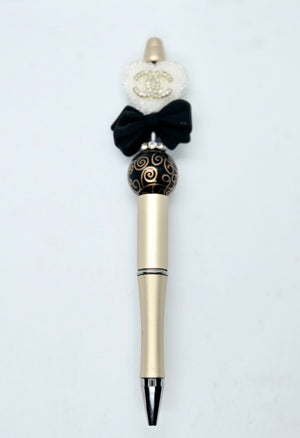 Posh Beaded Pen with ink refill