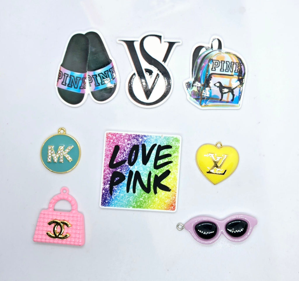8pc Mixed Charm Set