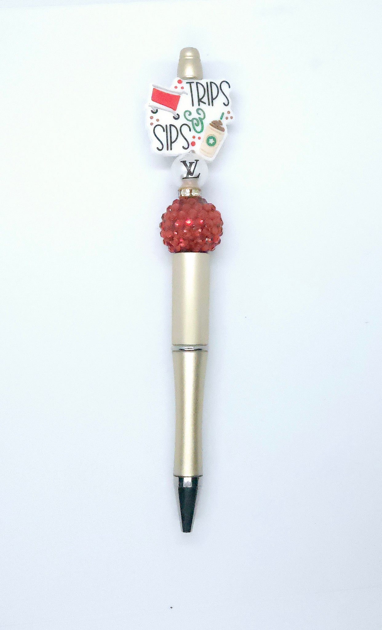 Posh Beaded Pen with ink refill