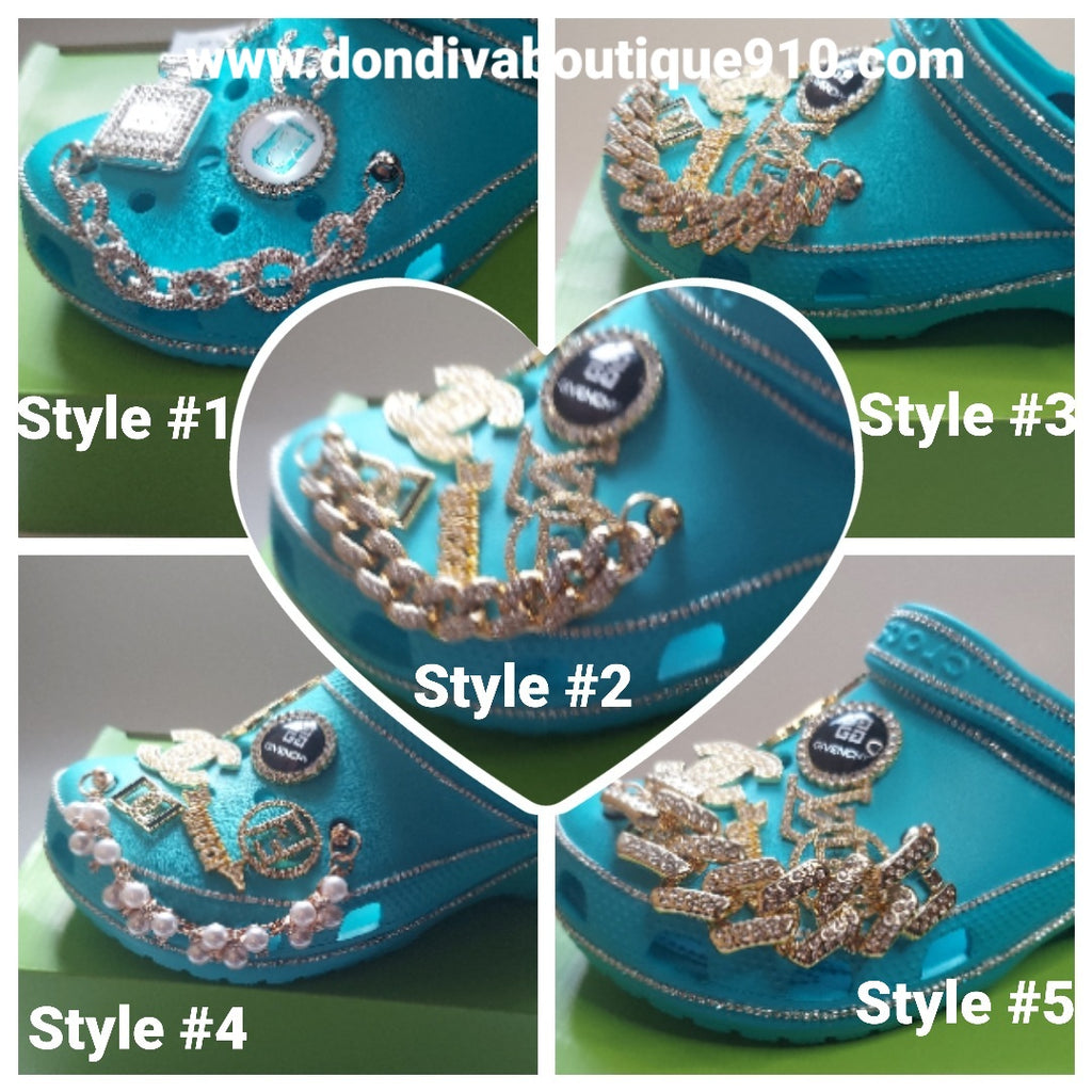 Lux Charm Chains for Crocs