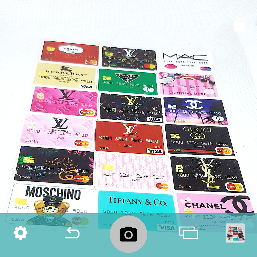 Mini Credit Card Charms (Randomly Selected)