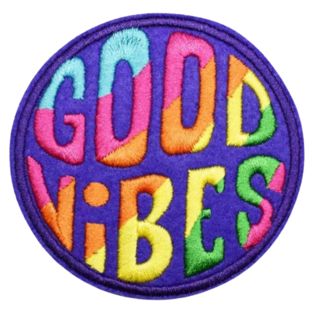"Good Vibes" Embroidery Patch